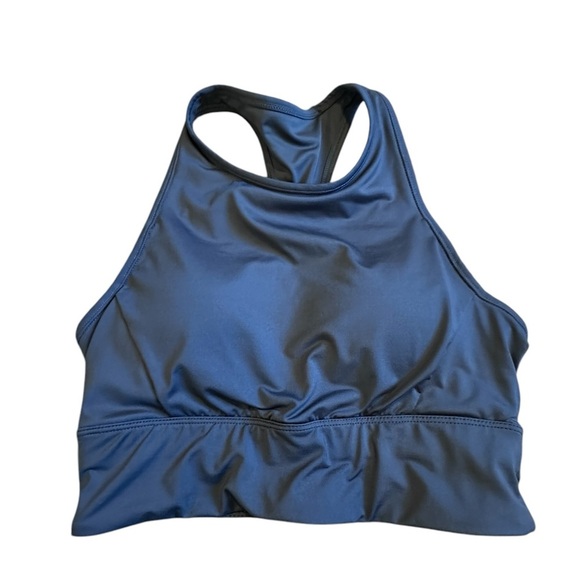 Dusty Blue High Impact Small Sports Bra - Picture 1 of 3